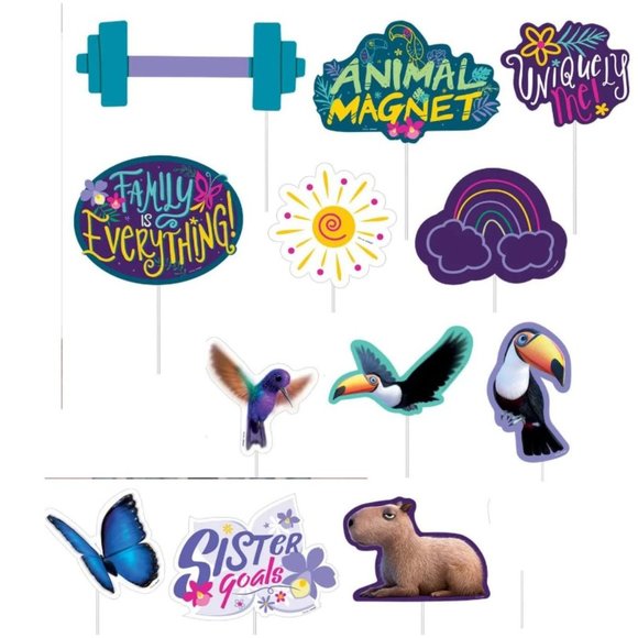 Disney Encanto Scene Setter Back Drop w/Props - 59" x 65" Birthday party NIP - Picture 2 of 2